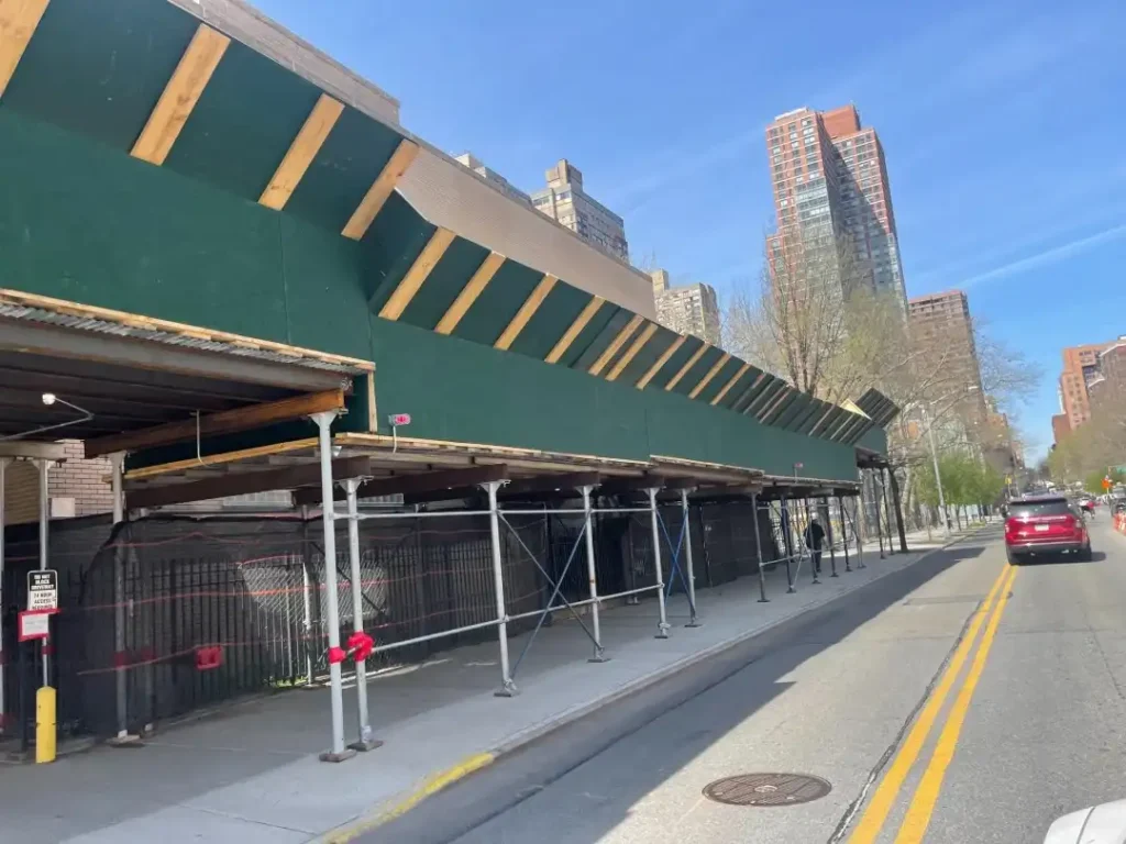 Sidewalk Shed nyc